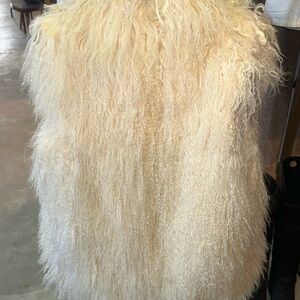 Vintage Mongolian Curly Lamb Vest